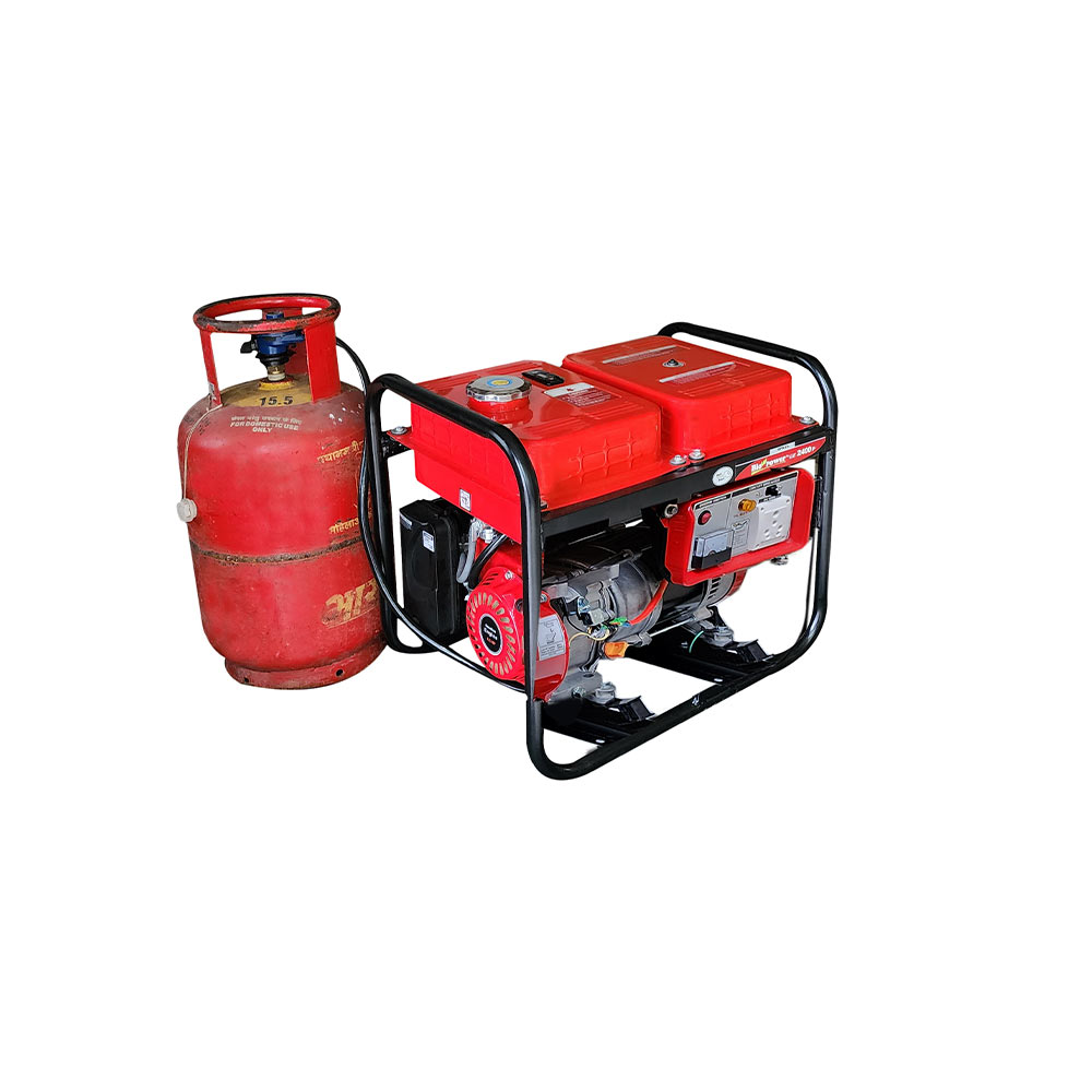 2.1 KVA LPG Generator, Petrol & LPG run, Model GE-2400P-LPG